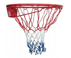 Interplastic Krepšinio lankas su tinklu, tvirtas, patvarus, kietas, KUBISPORT, 45 cm