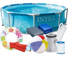 INTEX 28208 baseinas su rėmu 305x76 cm 10in1