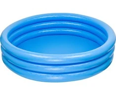 Baseinas pripučiamas INTEX Crystal Mėlyna Pool 168x38cm