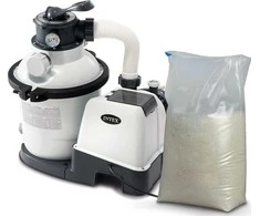 Smėlio filtro pompa 5700 l/h INTEX 26644 + 25 kg smėlio