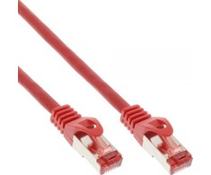 Inline Intos Patchcord S / FTP, PiMF, Cat.6, 250MHz, be halogenų, raudona 15m (76915R)