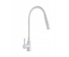 Invena Dalis virtuvės maišytuvas, baltas BZ-64-002-L