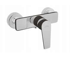 Dušo maišytuvas Invena baterija natryskowa Dokos juoda/chrom BN-19-004-V
