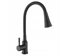 Invena Gabi virtuvės maišytuvas, juodas BZ-87-004-L