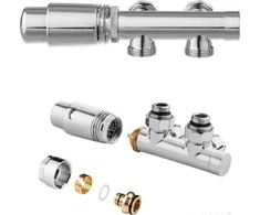 Invena INVENA DUOPLEX APATINĖS JUNGTIS 50MM CHROME - CZ-88-015
