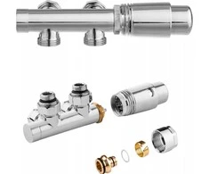 Invena INVENA DUOPLEX APATINĖS JUNGTIS 50MM CHROME - CZ-88-015