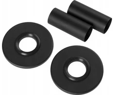 Invena Invena maskavimo rinkinys radiatoriui pajungti, juodas UA-11-C15