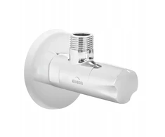 Invena kampinis vožtuvas su keramine galvute 1/2"x1/2", baltas ZW-49-01B-W