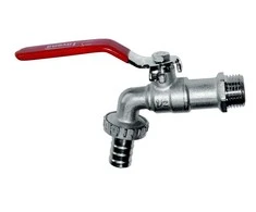 Sodo ventilis INVENA, 1/2", ilga rankena