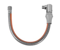 Invena Super EURO dujų kabelis su vožtuvu 100 cm 1 / 2 "