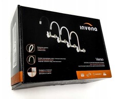 Virtuvinis maišytuvas Invena Invena baterija kuchenna sieninis Verso, balta/chrom BC-82-E2S-L