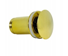 Invena Invena mosiężny korek click-clack, auksinė SC-B1-170-V
