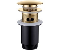Invena Invena mosiężny korek click-clack, auksinė SC-B1-170-V
