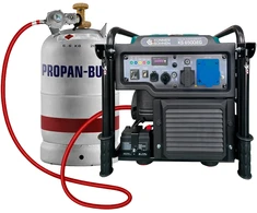 Inverterinis generatorius Könner &amp; Söhnen KS 6500iEG, 6,5 kW, dviejų kuro rūšių, 230 V, 17 l