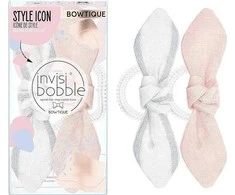 Invisibobble plaukų juosta su kaspinu Bowtique Duo Nordic Breeze Summer Lemming Go 2 vnt.