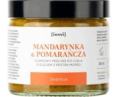 Iossi Cukrowy peeling do ciała Mandarynka &amp; Pomarańcza su olejem su pestek moreli 250ml