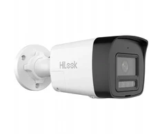 Hikvision HiLook bullet IPC-B180HAP-LUF/SL F2.8 (balta, 8 MP, 30 m IR, 30 m LED, Audio Alarm)