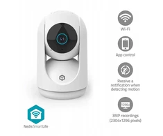 IP kamera Nedis „SmartLife“ internetinė kamera | 3 MP „Full HD 1296p“ | Pakreipimo funkcija