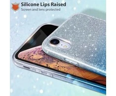 Dėklas Oem Case for iPhone 11 PRO Shining transparent bue