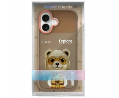 Dėklas Nimmy Cool&amp;Cute 2.0 Bear Case for iPhone 17 - rusvai gelsvas