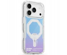 „iPhone 17 Pro“ magnetinio įkrovimo holografinis dėklas „Skinarma Myst“
