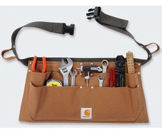 Įrankių diržas Carhartt tvirtas, rudos spalvos