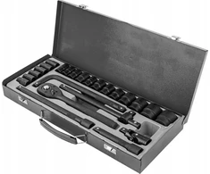 Įrankių rinkinys Forcekraft Įrankių rinkinys 1/2" 24el. (8-32mm) (6-kątnych)