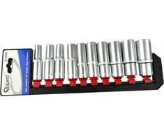 Įrankių rinkinys Geko KPL. NASADEK 1/2" DŁUGICH 10EL.10-24MM(5/10) G13545 GEKO