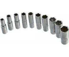 Įrankių rinkinys Geko KPL. NASADEK 1/2" DŁUGICH 10EL.10-24MM(5/10) G13545 GEKO
