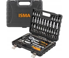 Įrankių rinkinys Isma Įrankių rinkinys 108el. 1/4" i 3/8" (6-kątnych) (4-22mm)
