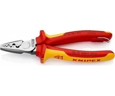 Įrankių rinkinys Knipex SZCZYPCE DO ZAGNIATANIA TULEJEK KABLOWYCH 180MM