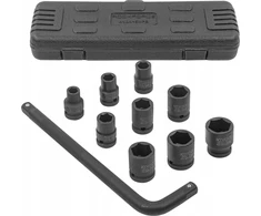 Įrankių rinkinys Rockforce Įrankių rinkinys udarowych 1/2" 10el. (10-24mm)