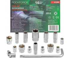 Įrankių rinkinys Rockforce Įrankių rinkinys 15el. (6-kątncyh) (10-36mm)