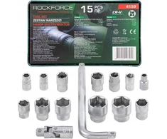 Įrankių rinkinys Rockforce Įrankių rinkinys 15el. (6-kątncyh) (10-32mm)