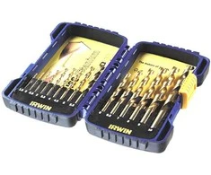 Grąžtas Grąžtų komplektas metalui Irwin HSS; 1-10 mm; 19 vnt.