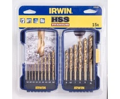 Grąžtas Grąžtų komplektas metalui Irwin 10502500; 1-10 mm; 19 vnt.