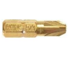 Irwin Grot 1 / 4 "25mm tipo Pozidriv Pz3 TIN 10vnt. 10504343