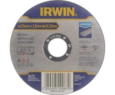 IRWIN DISKAS ALIUMINIUI PLOKŠČIAS 115mm x 1,6mm x 22,23mm…
