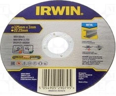 IRWIN PJOVIMO DISKAS METALUI PLOKŠČIAS 125mm x 1,0mm x 22,23mm