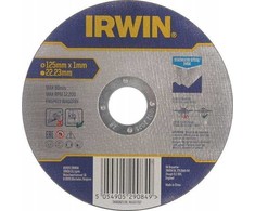 IRWIN PJOVIMO DISKAS NERŪDIJANČIAM PLIENUI PLOKŠČIAS 125mm x 1,0mm x 22,23mm