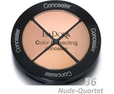 IsaDora spalvą korekcinė kaukė Palette 36 Nude Quartet, 4 g