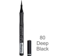 IsaDora Flex Tip Liquid Akių apvadas 80 Deep Juodas, 1 ml
