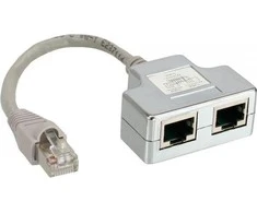 InLine Dubler prievadai ISDN, RJ45 vyrų 2x RJ45 moterų (69932A)