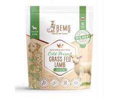 BEMO Cold Pressed Grass Fed ėriena – sausa šunų pašaras – 3kg