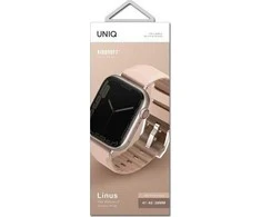 Uniq Išmaniojo laikrodžio Apple Watch 4/5/6/7/8/SE magnetinis/dvipusis dirželis, Rausvos spalvos, 38/40/41mm