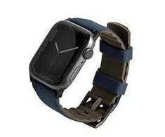 Uniq Išmaniojo laikrodžio Apple Watch 4/5/6/7/8/SE/ULTRA magnetinis/dvipusis dirželis, Mėlynos spalvos, 44/45/49mm