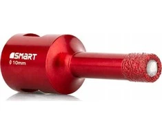 Grąžtas 10 mm deimantinis skylių pjūklas sausam gręžimui kampiniu šlifuokliu, M14 sriegis, 365 SMART [SM-25-100]