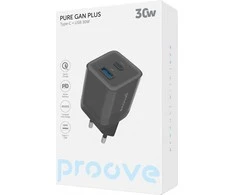 PROOVE Išmanusis tinklo lizdas kištukas 30W USB-A + USB-C QC3.0 PD3.0 PROOVE / WCPU30111201 / Juodas