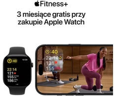 Išmanusis laikrodis Apple Watch 12 GPS + Cellular 46mm Kosminė pilka Alu Sport Band M/L Granatowy (MJG74MP/A)