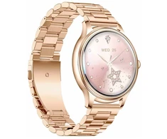 Išmanusis laikrodis COLMI L28 Smart Watch (Gold + auksinis steel strap)